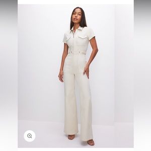 Good American fit for success palazzo jumpsuit